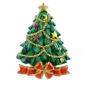 CHRISTMAS Tree Brooch Pin